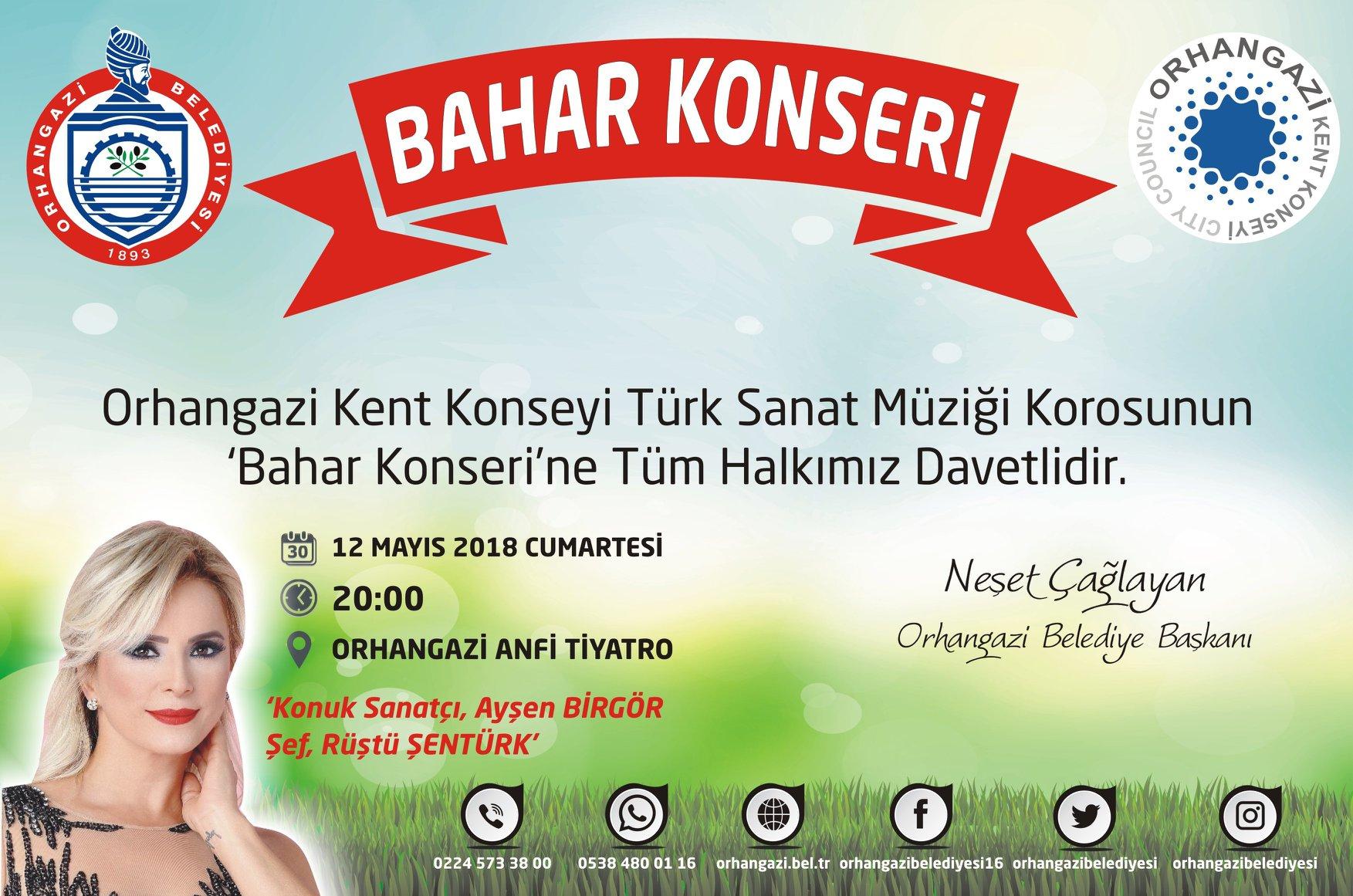 BAHAR KONSERİ HAFTA SONU