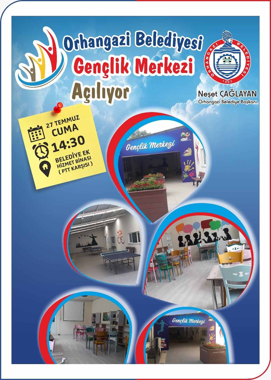 GENÇLİK MERKEZİ AÇILIYOR