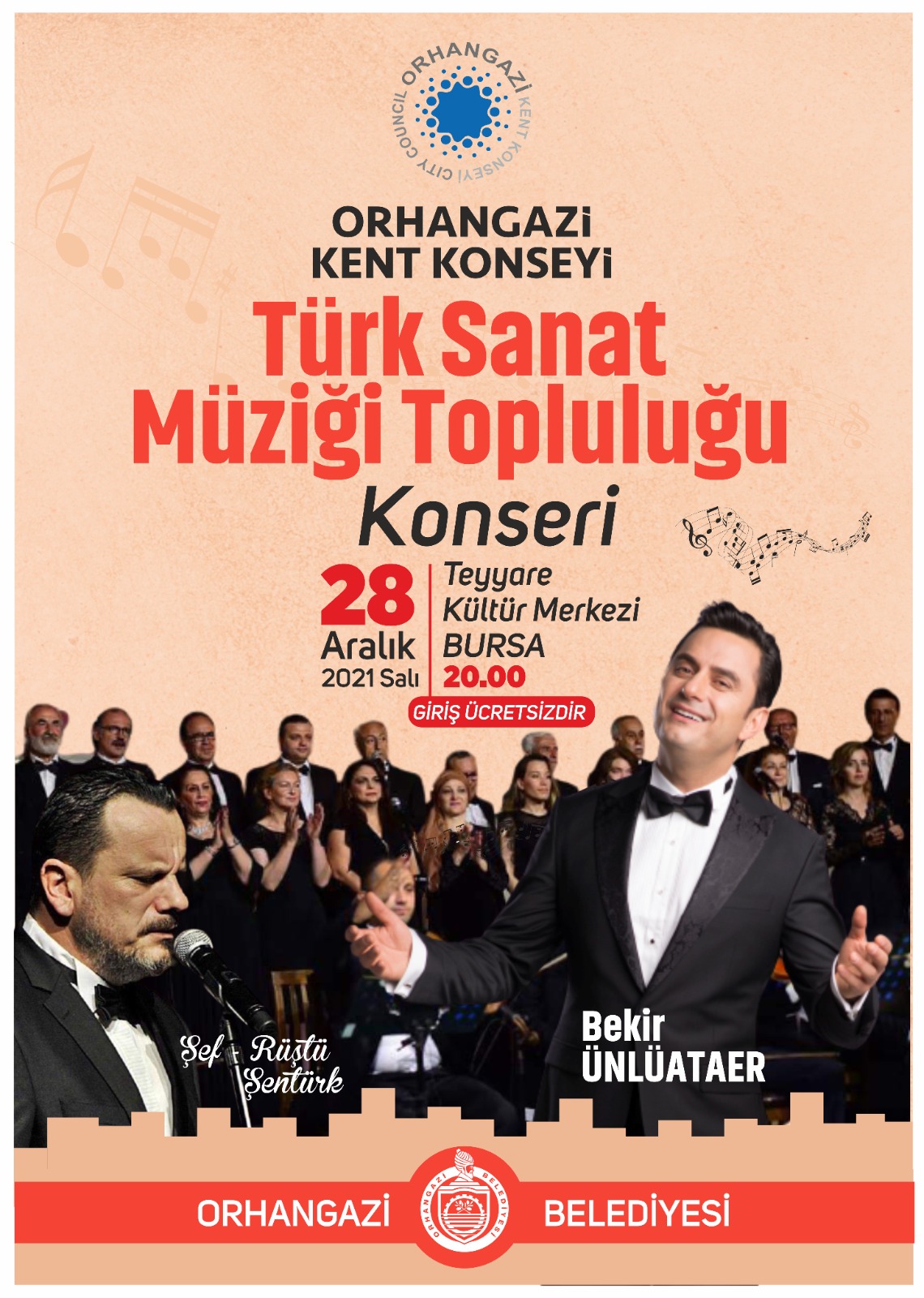 TÜRK SANAT MÜZİĞİ TOPLULUĞUNDAN KONSER DAVETİ