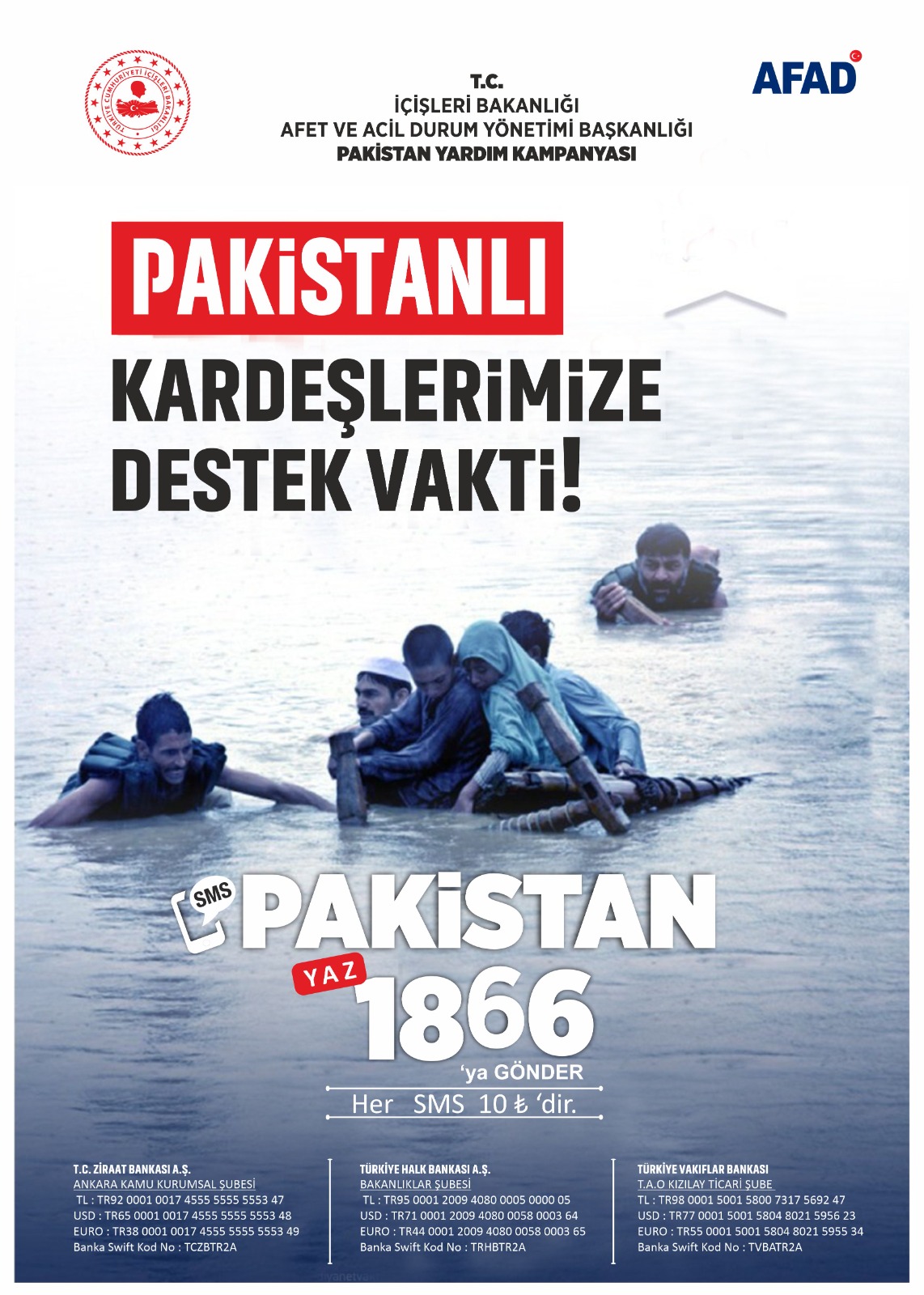 ŞİMDİ DOST VE KARDEŞ ÜLKE PAKİSTAN İÇİN DESTEK ZAMANI