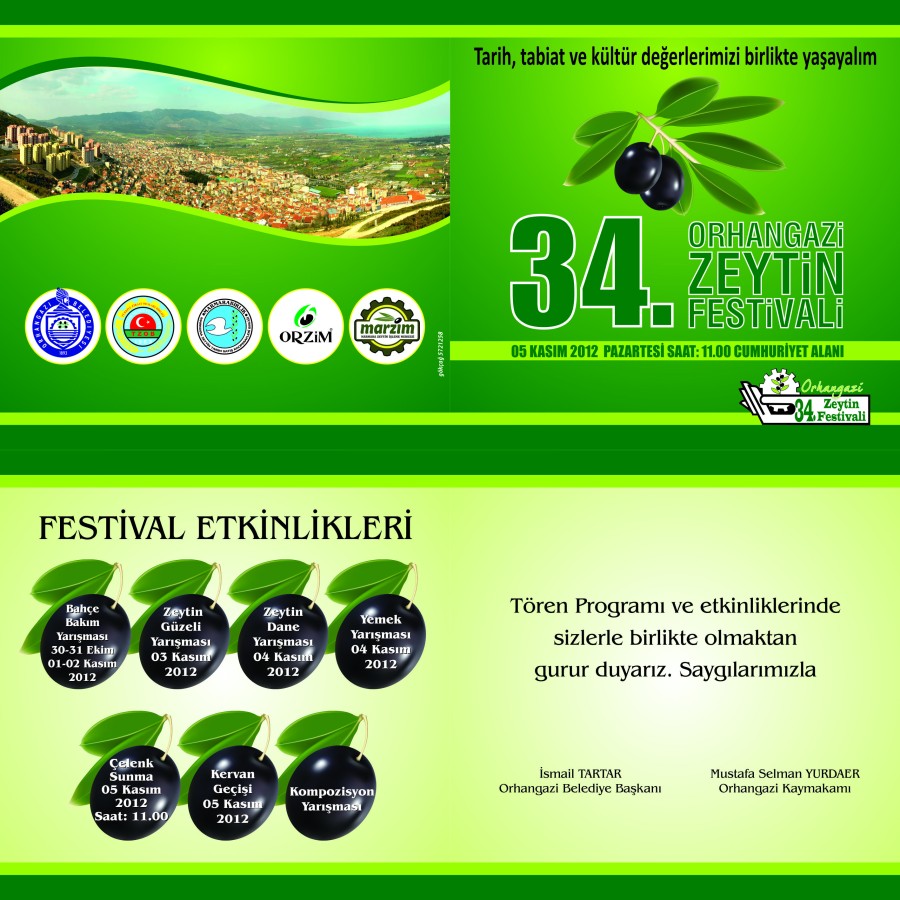 34. ORHANGAZİ ZEYTİN FESTİVALİ