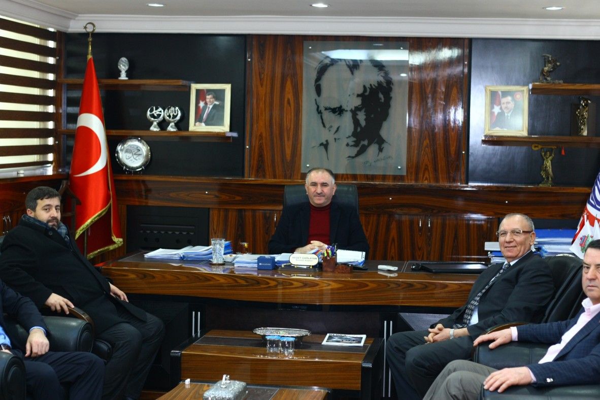 Belediye Başkanı Neşet Çağlayan, Ak Parti Miletvekili Aday Adayı Ahmet Okur’u ağırladı 