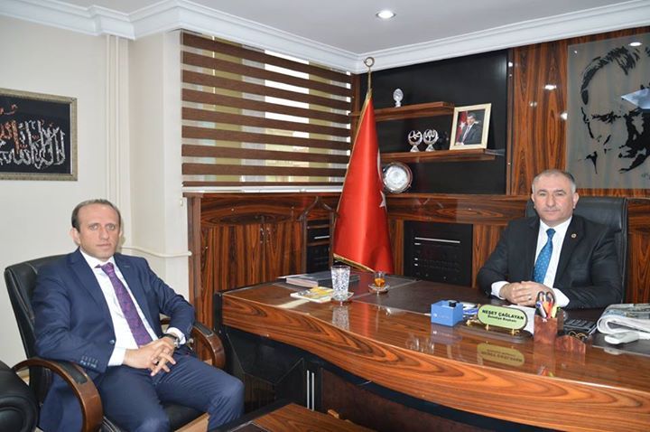 BAŞKAN’A ERZURUM’DAN KONUK 