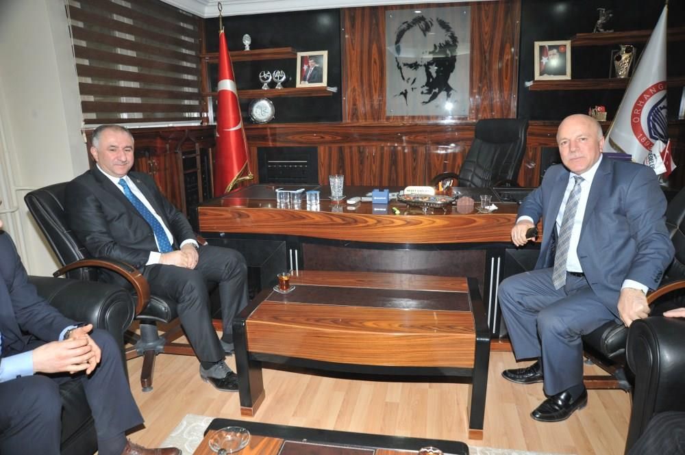 ERZURUM BÜYÜKŞEHİR BELEDİYE BAŞKANINI AĞIRLADIK ERZURUM’DAN ORHANGAZİ’YE JEST 
