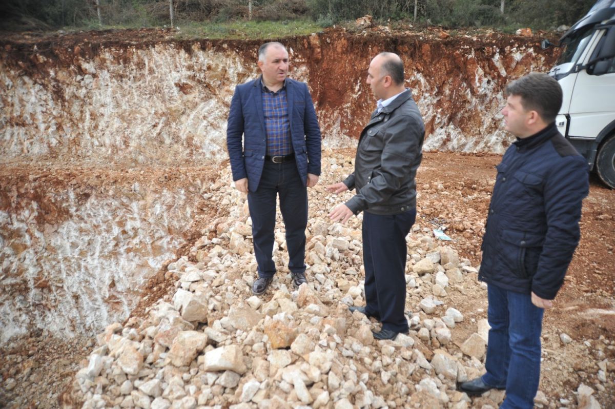 Başkan ÇAĞLAYAN Okul İnşaatlarını Gezdi 