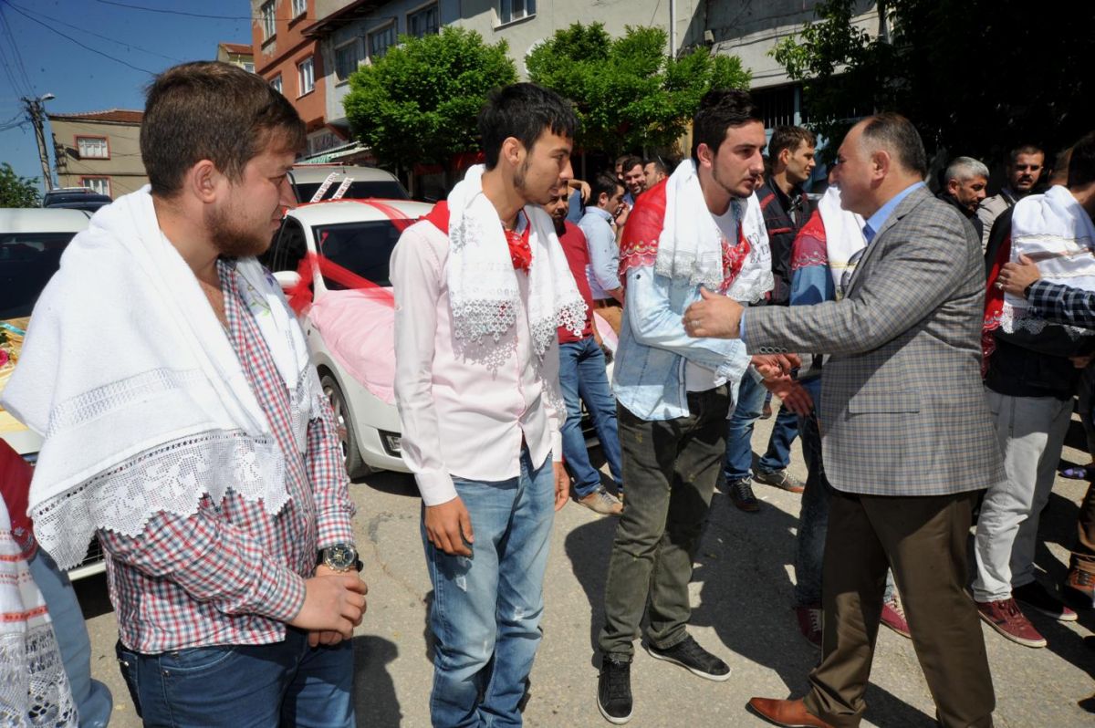 ÇAĞLAYAN ASKER UĞURLADI 