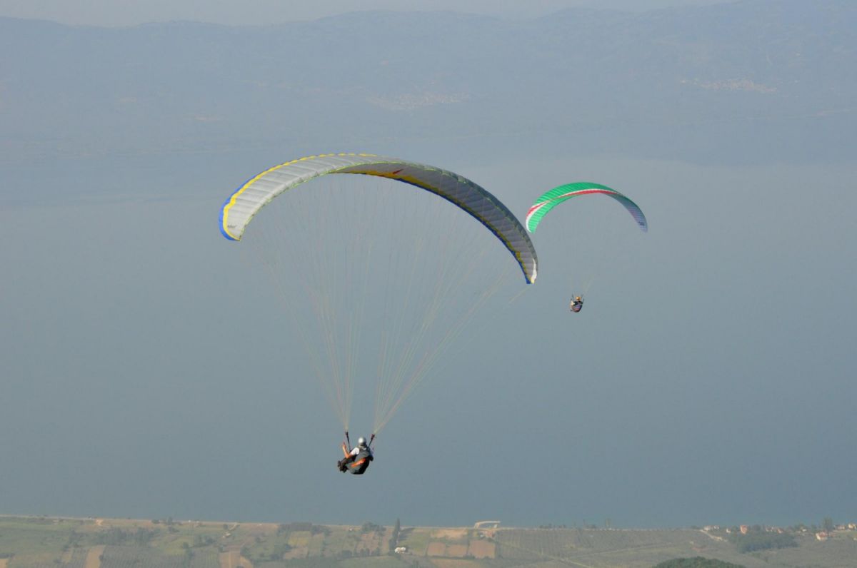 GÜRLE DAĞI YAMAÇ PARAŞÜTÜ YARIŞLARI TAMAMLANDI 