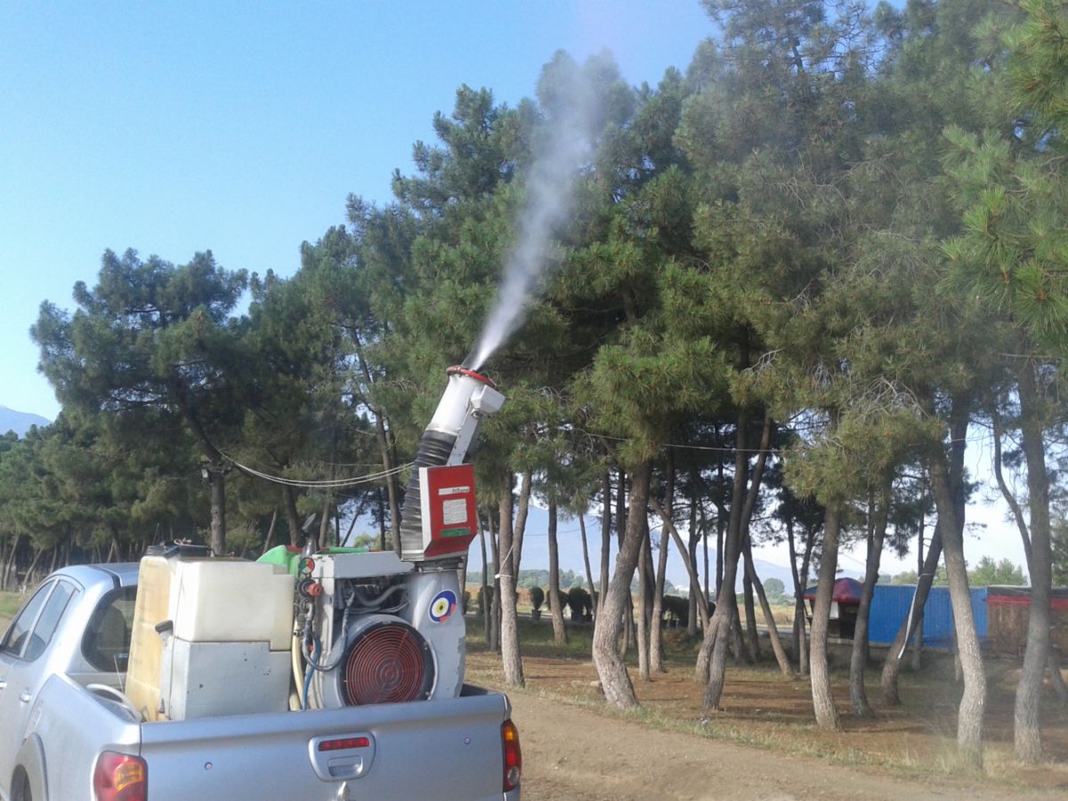 GÖL ÇAMLIK GÖLGESİNDE İLAÇMALAR BAŞLATILDI 