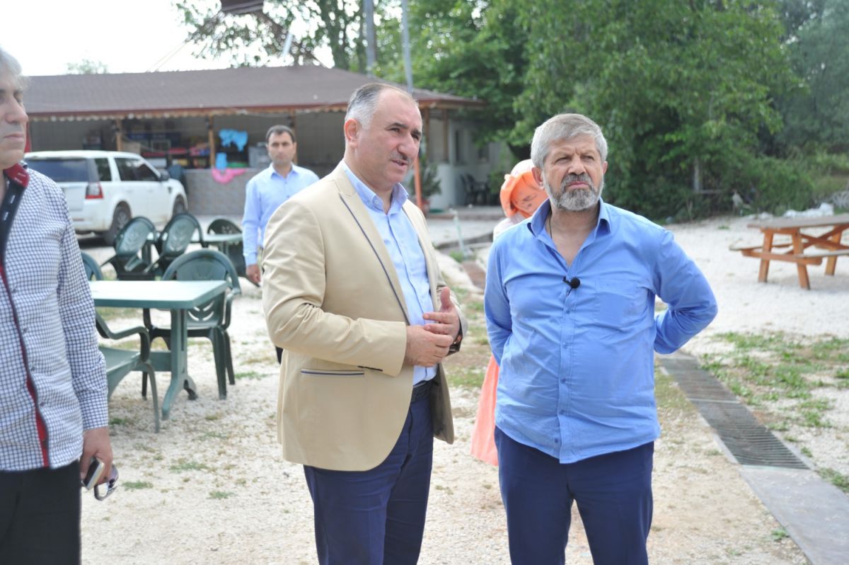 AHMET MARANKİ ILICA'YI ZİYARET ETTİ 