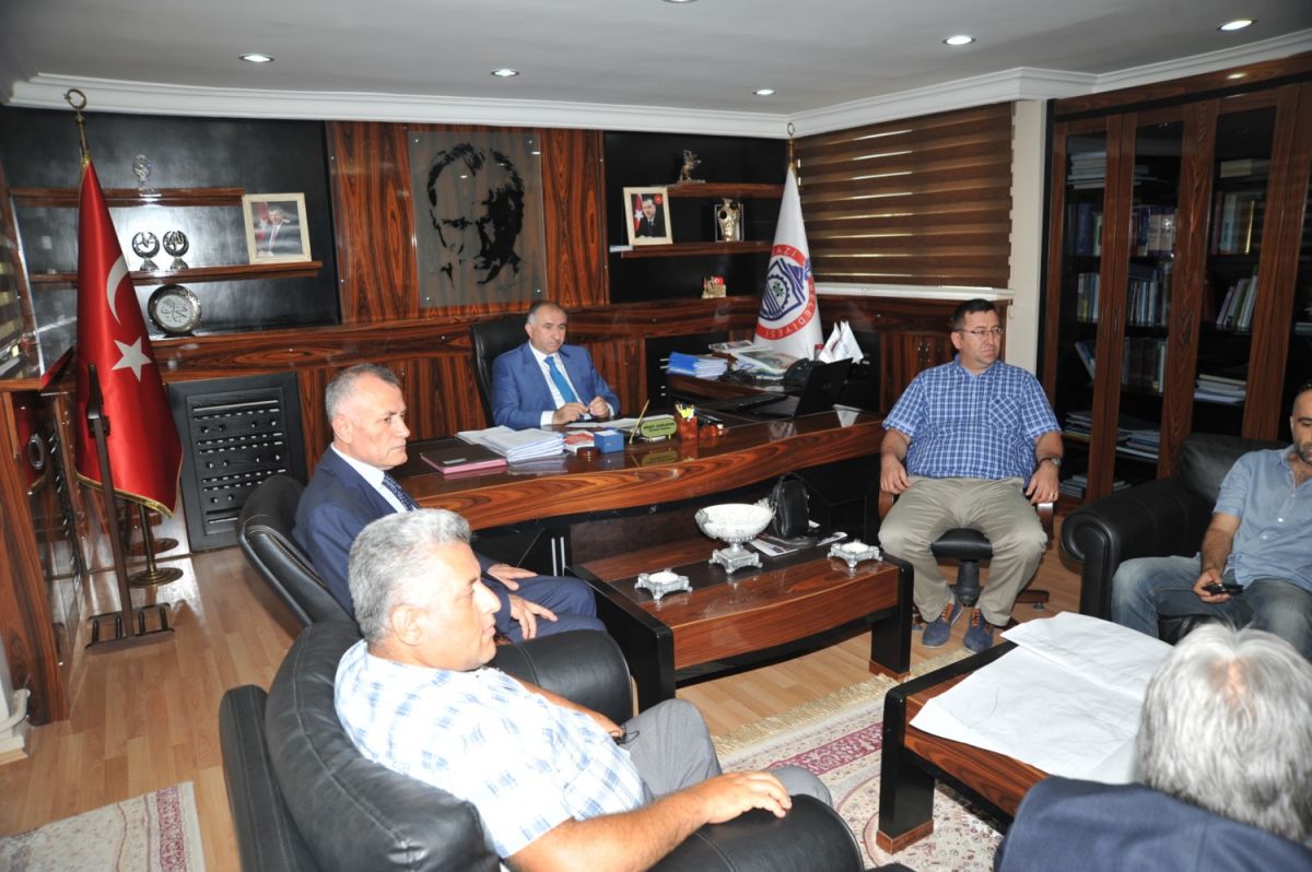 BAŞKAN ÇAĞLAYAN ARMAZAN YETKİLİLERİ İLE BİR ARAYA GELDİ 
