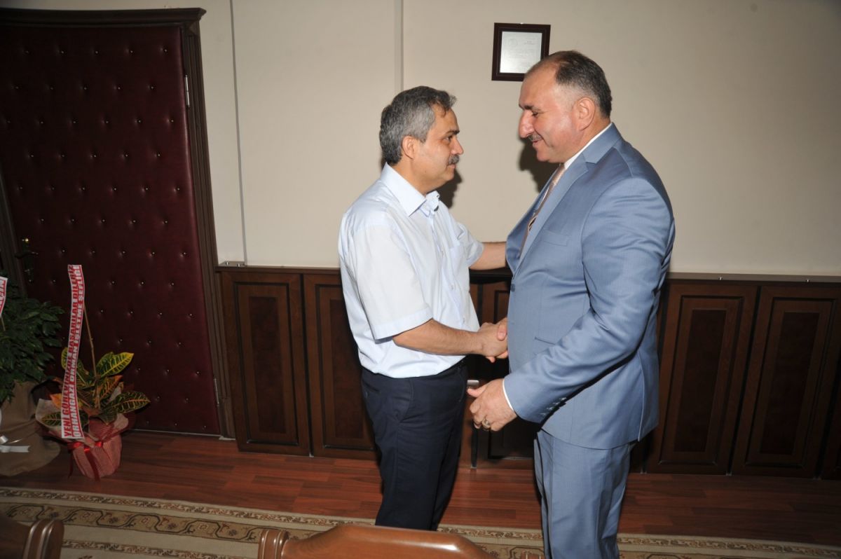 BAŞKAN ÇAĞLAYAN YENİ KAYMAKAM YALÇIN YILMAZ'A HAYIRLI OLSUN ZİYARETİNDE BULUNDU 