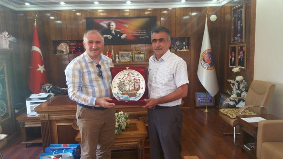 ÇAĞLAYAN PAZARYOLU BELEDİYESİNİ ZİYARET ETTİ 