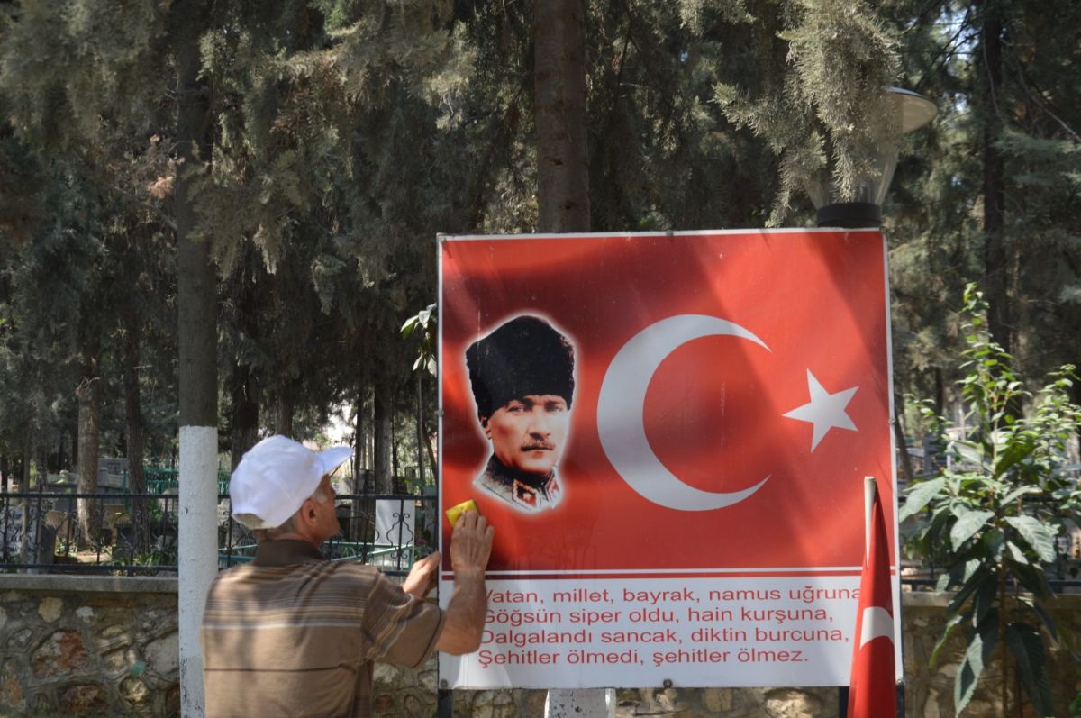 ORHANGAZİ ŞEHİTLİGİNDE TEMİZLİK VE BAKIMI YAPILDI 