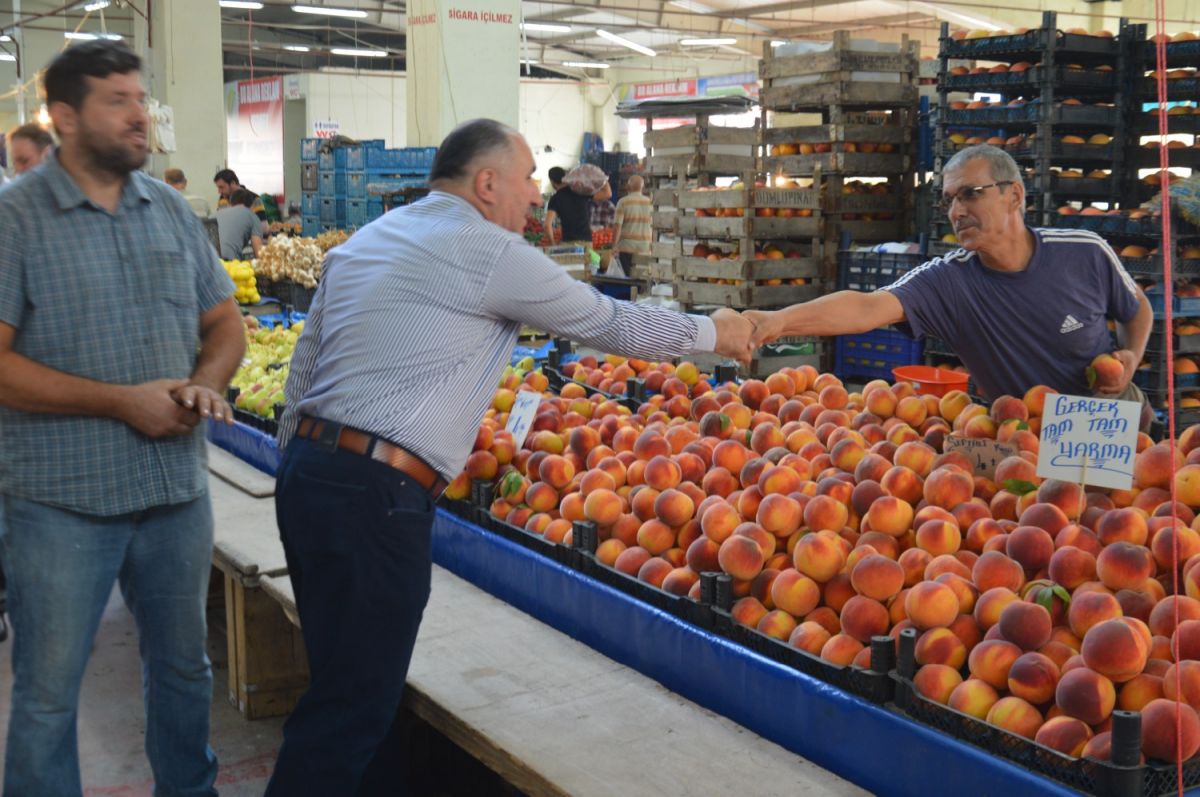 ÇAĞLAYAN PAZARYERİNİ ZİYARET ETTİ 