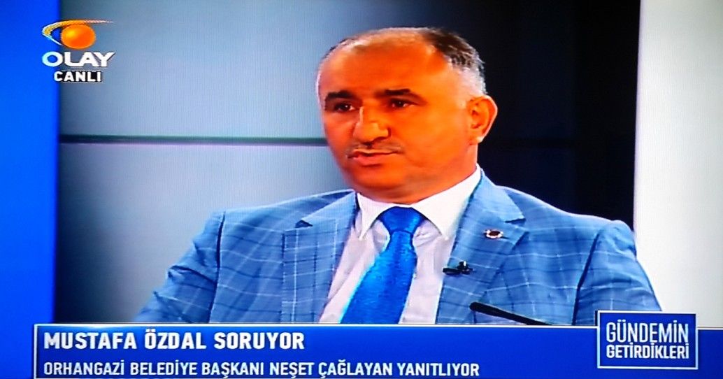 BAŞKAN ÇAĞLAYAN OLAY TV YE KONUK OLDU 