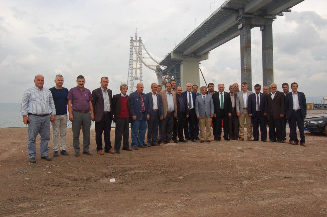 BAŞKAN ÇAĞLAYAN OTOYOL VE KÖPRÜYÜ ZİYARET ETTİ 