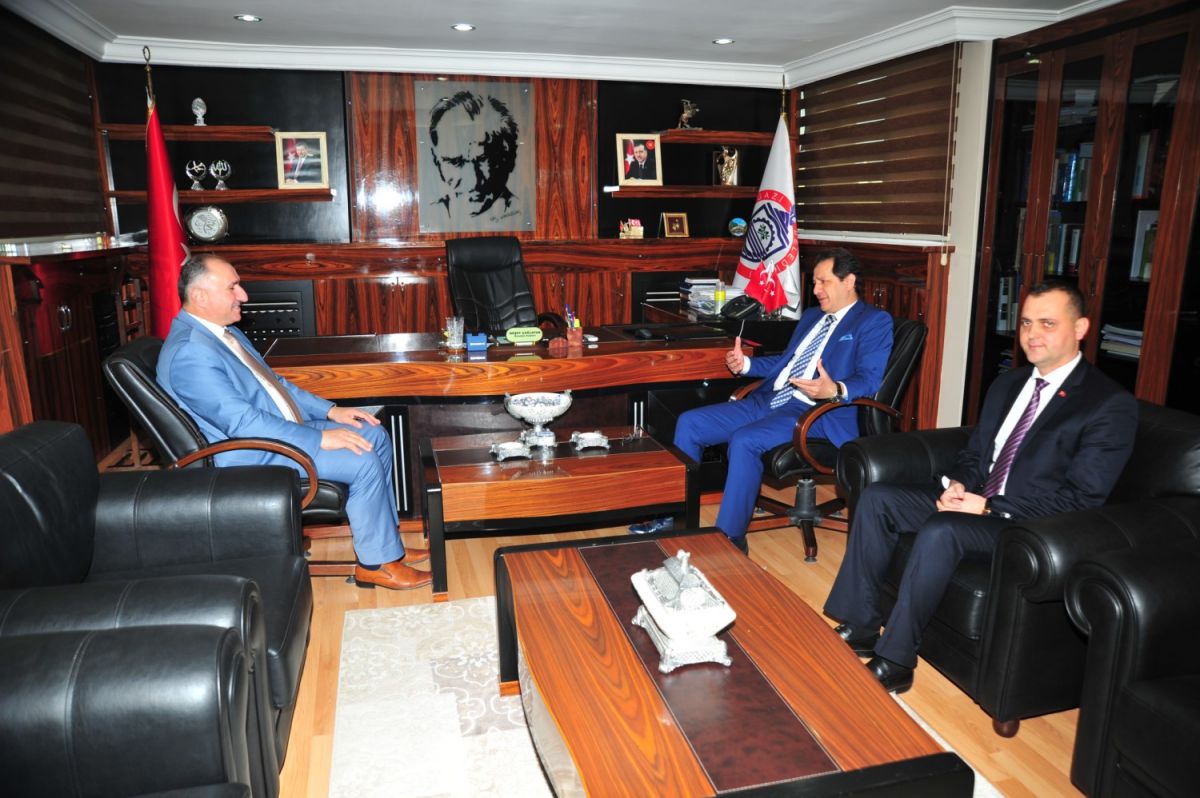 İL EMNİYET MÜDÜRÜ ÇAĞLAYAN'I ZİYARET ETTİ 