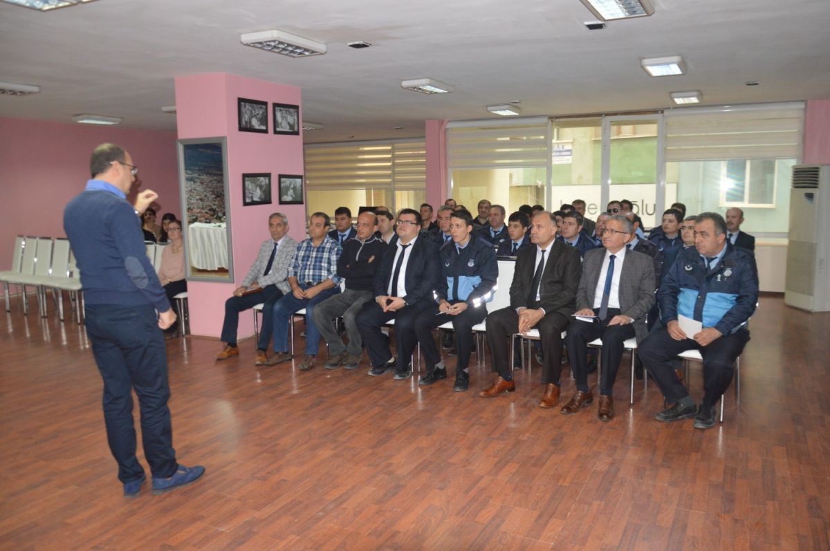 ZABITA BİRİMİNE EĞİTİM VERİLDİ 