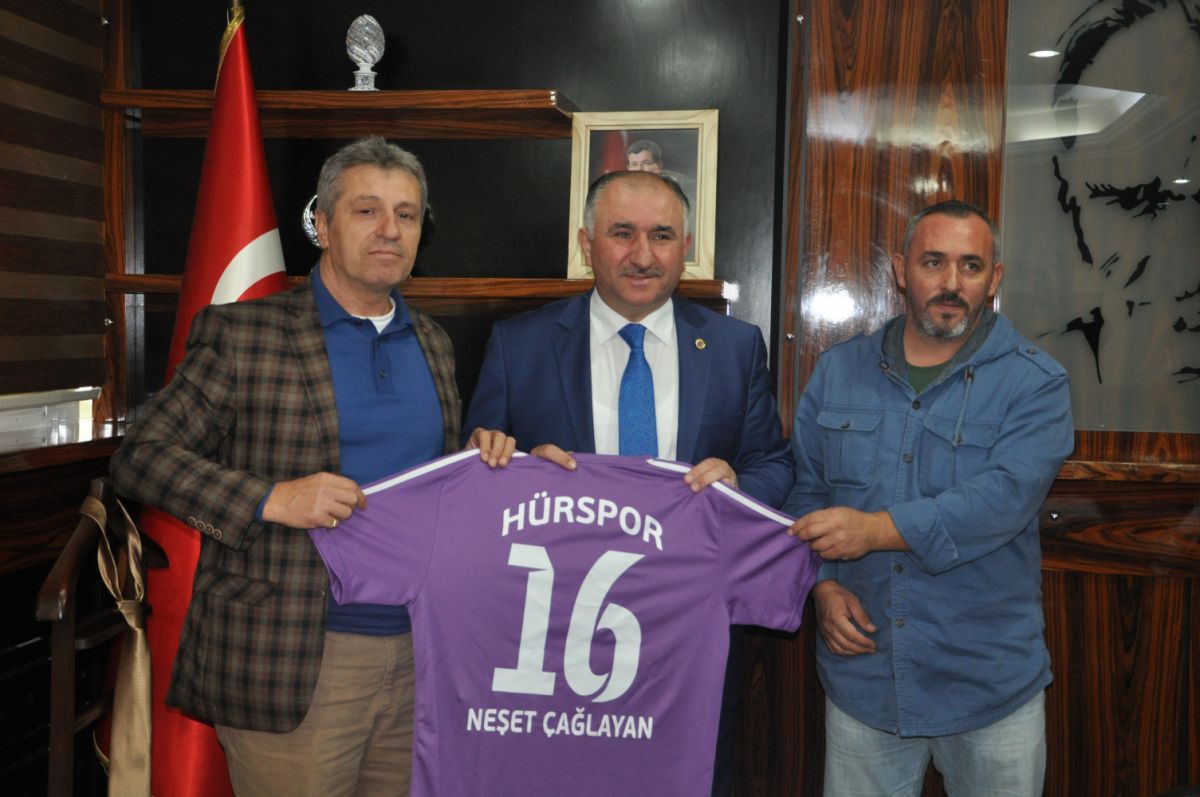 HÜRSPOR'DAN BAŞKANA TEŞEKKÜR ZİYARETİ 