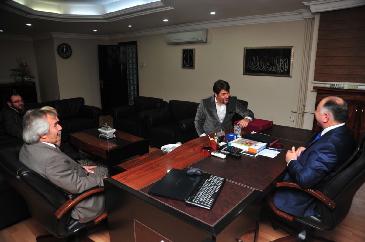 VATAN ŞAŞMAZ BAŞKAN ÇAĞLAYANI ZİYARET ETTİ 