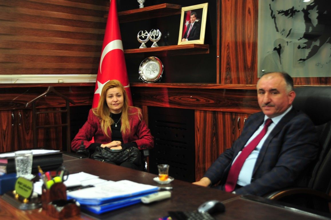 BENNUR KARABURUN BAŞKAN ÇAĞLAYANI MAKAMINDA ZİYARET ETTİ 