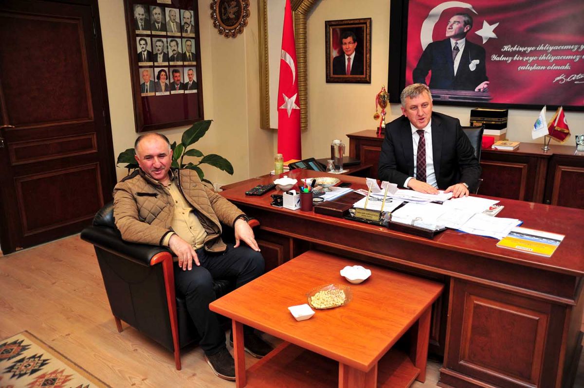 ÇAĞLAYAN OF BELEDİYESİNİ ZİYARET ETTİ 