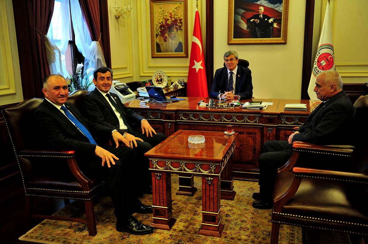 BAŞKAN ÇAĞLAYAN ADALET BAKANI İLE GÖRÜŞTÜ 