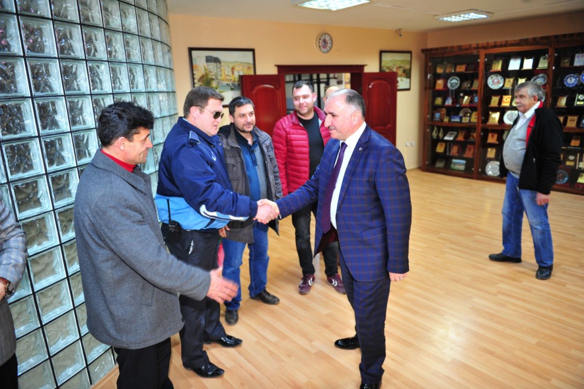 AMATÖR KULÜPLERDEN ÇAĞLAYAN'A TEŞEKKÜR ZİYARETİ 