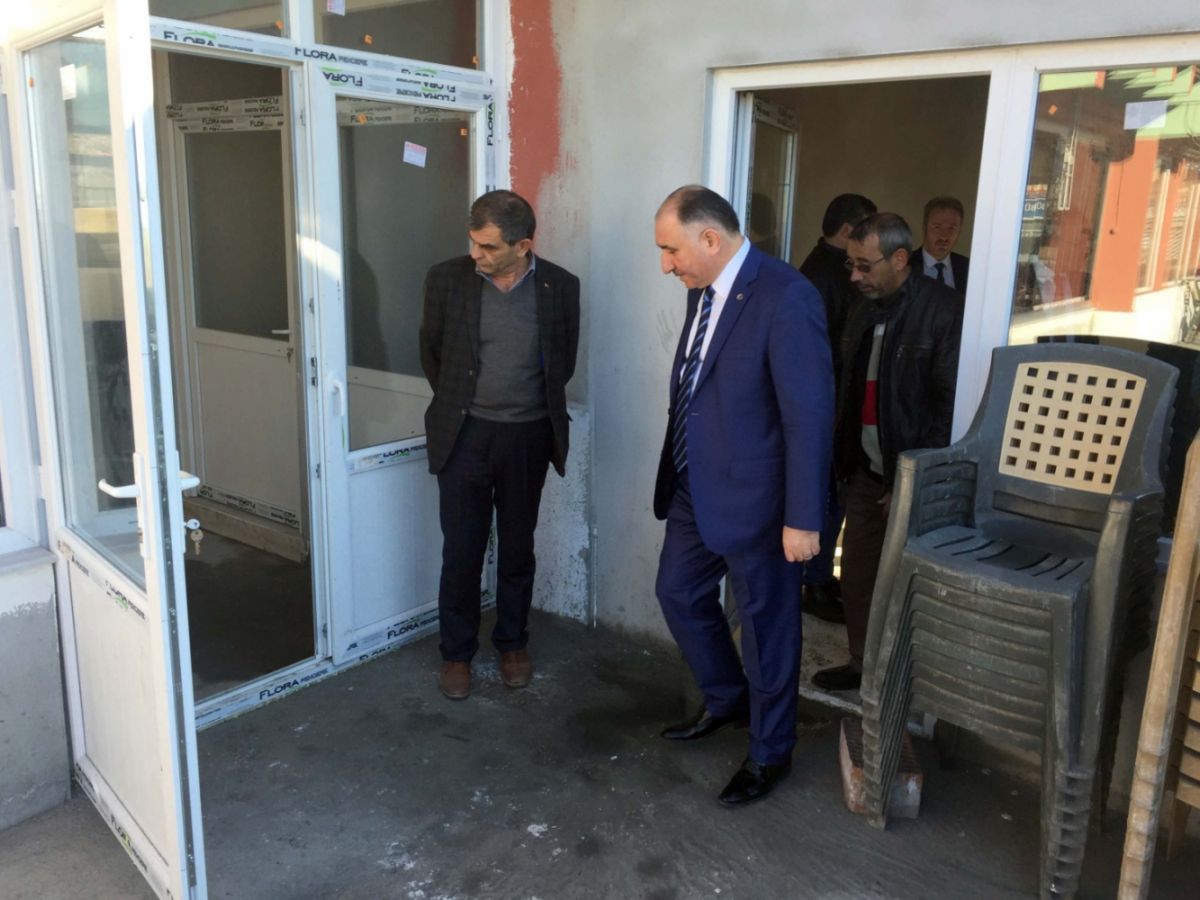 ÇAĞLAYAN YENİKÖY’DE İNCELEMELERDE BULUNDU 