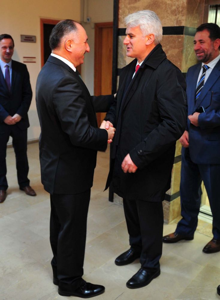 MİLLETVEKİLİ HÜSEYİN ŞAHİN BAŞKAN'I ZİYARET ETTİ 