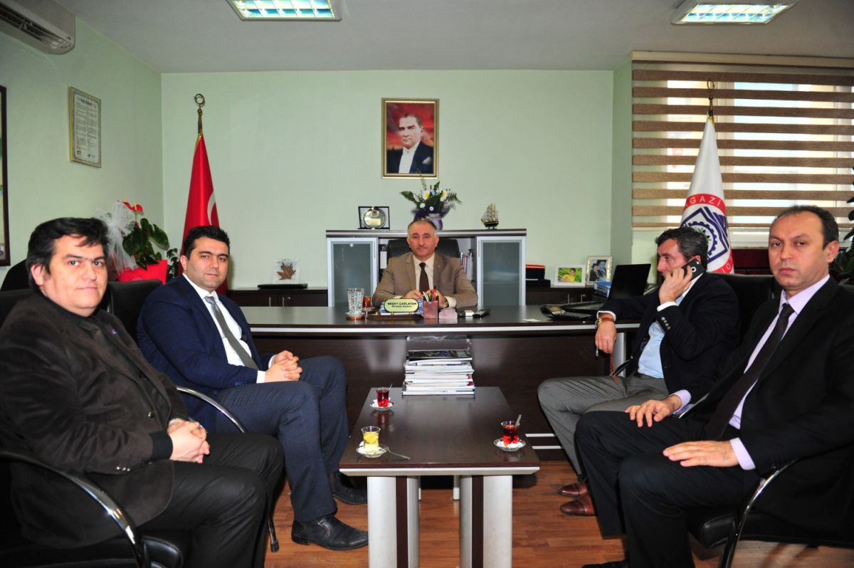 ŞEVKET YILMAZ HASTANESİNDEN BAŞKAN'A ZİYARET 