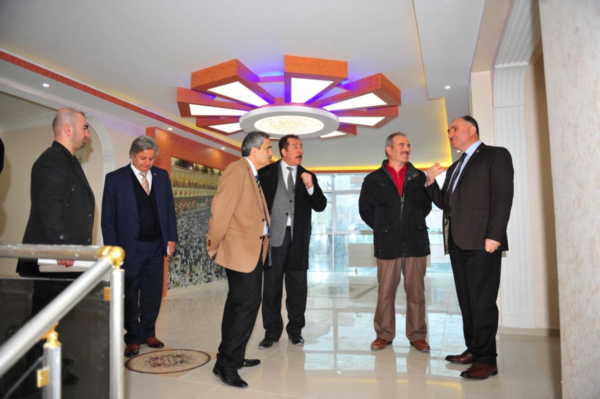 ÇAĞLAYAN YENİ MÜFTÜLÜK BİNASI İNCELEDİ 