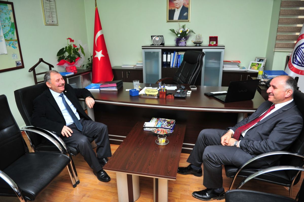 KESTEL BELEDİYE BAŞKANINDAN ÇAĞLAYAN'A ZİYARET 