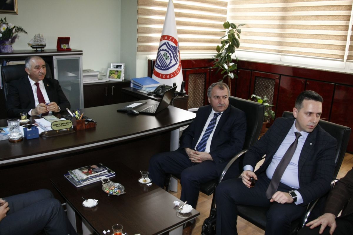 GADEM BAŞKAN ÇAĞLAYANI ZİYARET ETTİ 