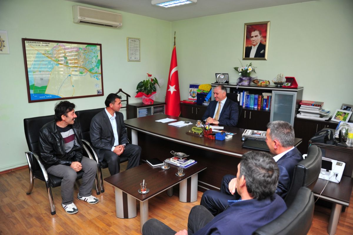 DAMPERLİLER KOOPERATİFİ YENİ YÖNETİMİ ÇAĞLAYAN'I ZİYARET ETTİ 