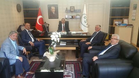 ÇAĞLAYAN DSİ BÖLGE MÜDÜRÜ ZİYARET ETTİ 