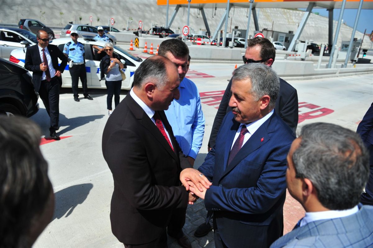 BAŞKAN ÇAĞLAYAN ULAŞTIRMA BAKANI İLE BİR ARAYA GELDİ 