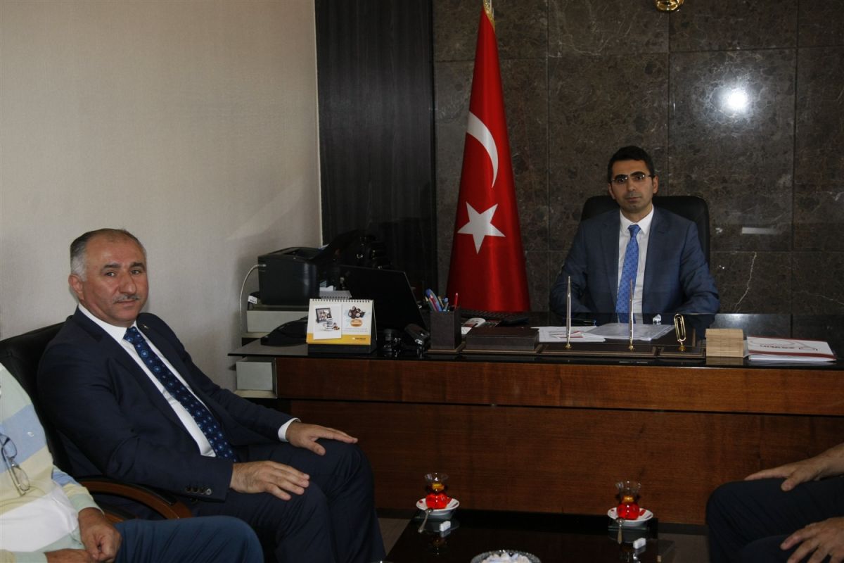 BAŞKAN ÇAĞLAYAN BAŞSAVCI VE HAKİM ZİYARET ETTİ 