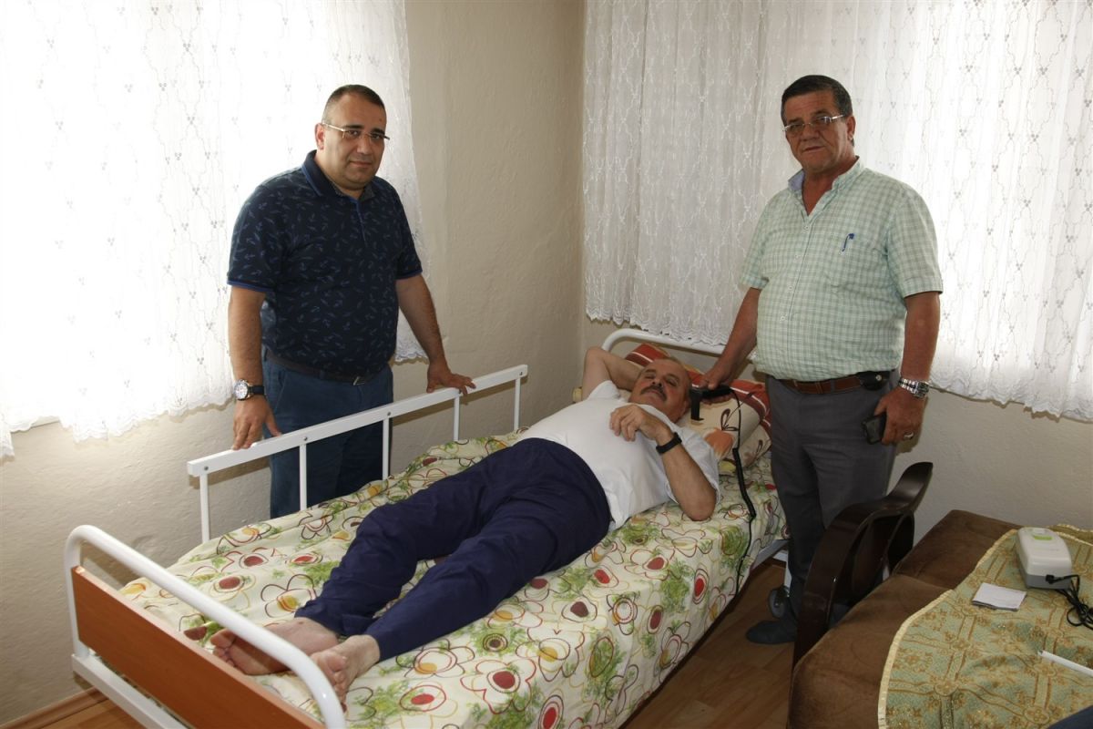 EVDE BAKIM HİZMETLERİ HASTA YATAĞI HEDİYE 