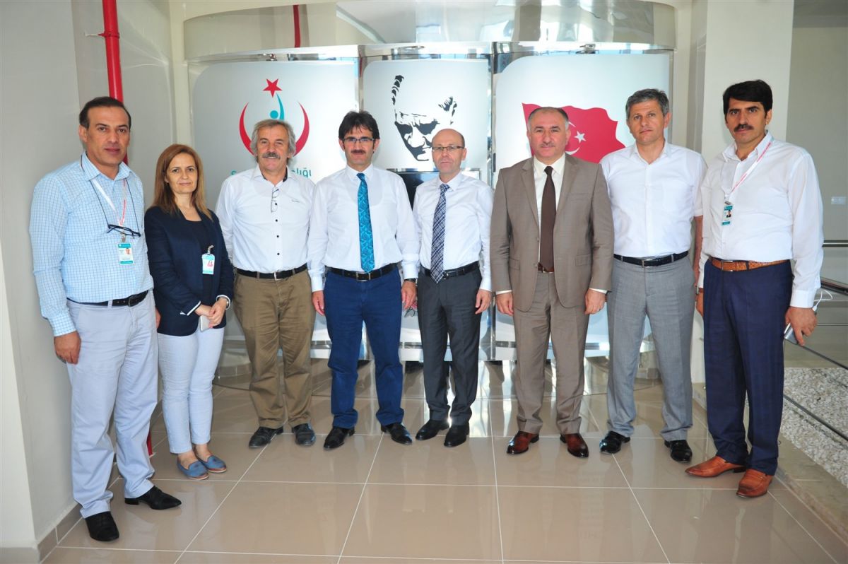 BAŞKAN ÇAĞLAYAN HİZMETE GİREN YENİ DEVLET HASTANESİNİ GEZDİ 