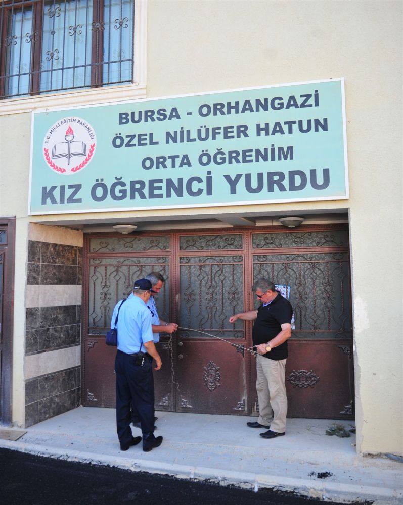 FETÖ KIZ ÖĞRENCİ YURDU MÜHÜRLENDİ 