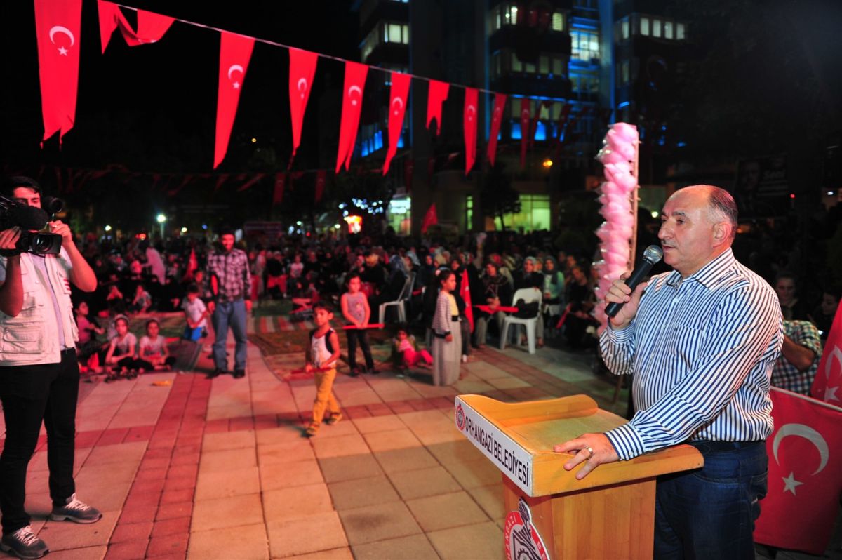 DEMOKRASİ NÖBETİNDE BAŞKAN ÇAĞLAYAN'IN KONUŞMASI 