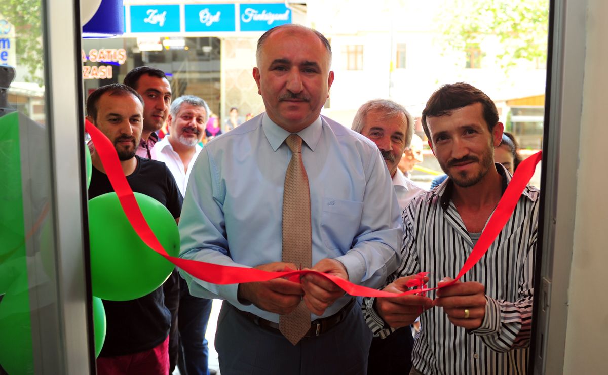 BAŞKAN ÇAĞLAYAN, ERKAN ŞARKÜTERİ’NİN AÇILIŞINI YAPTI 