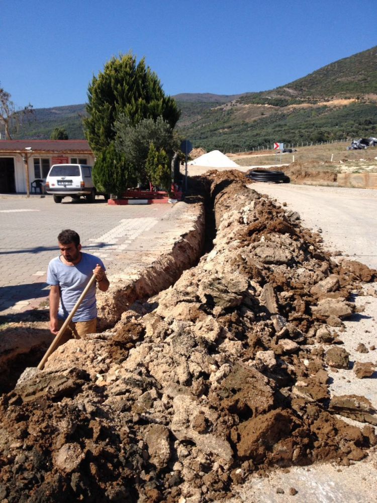 ÇAKIRLI İÇME SUYU HATTINA İLAVE YAPILIYOR 