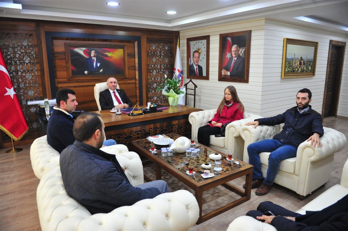 DEĞERLER TOPLULUĞUNDAN BAŞKAN ÇAĞLAYAN'A ZİYARET 