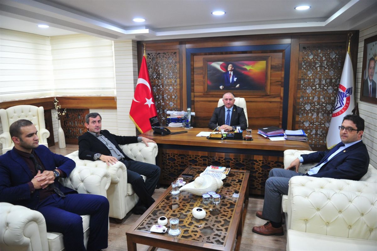 BASIN İLAN KURUMU MÜDÜRÜNDEN ÇAĞLAYAN'A ZİYARET 