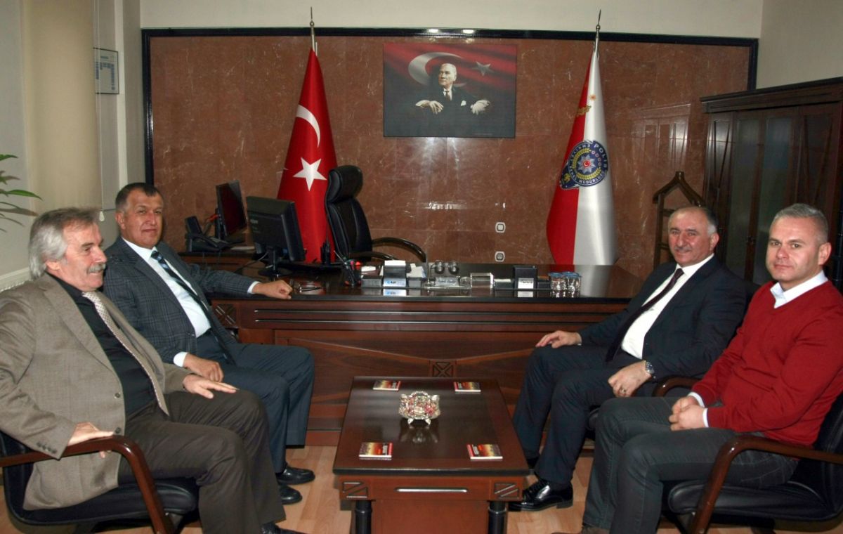 BAŞKAN ÇAĞLAYAN’DAN EMNİYET MÜDÜRÜNE TEBRİK ZİYARETİ 