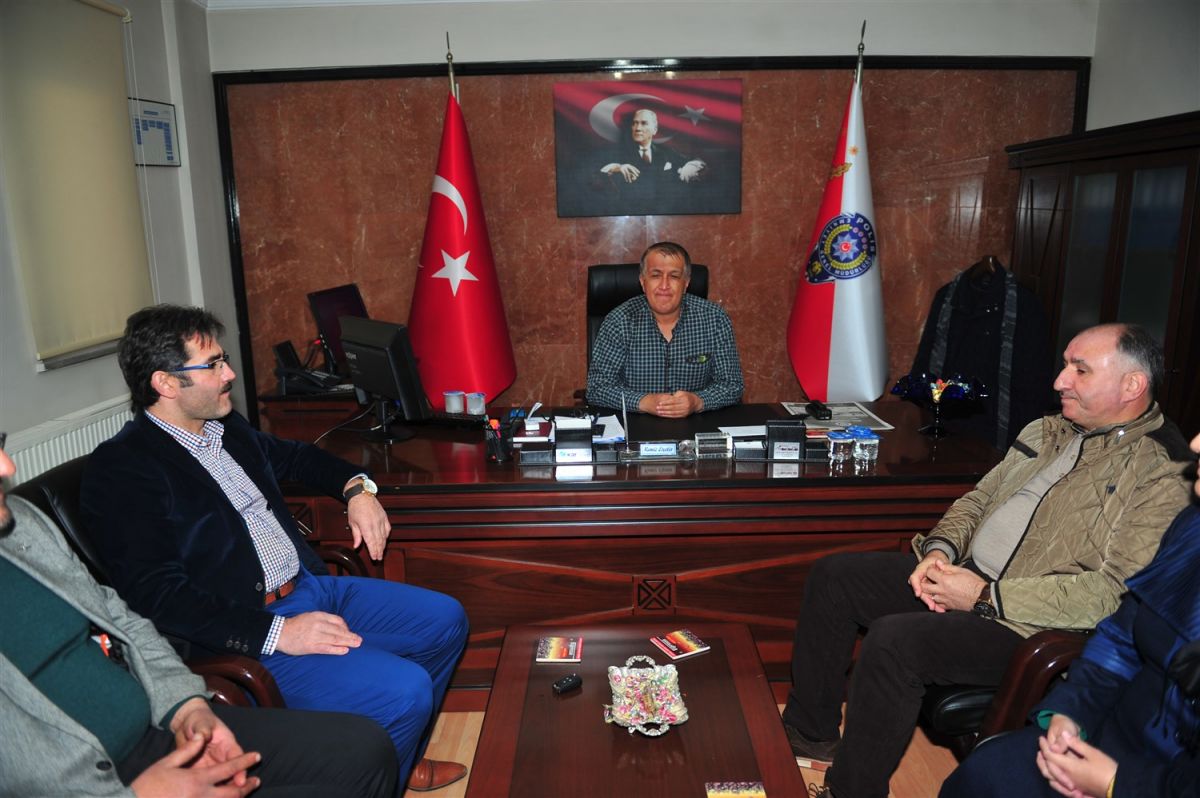 EMNİYET MÜDÜRLÜĞÜNE MORAL ZİYARETİ 