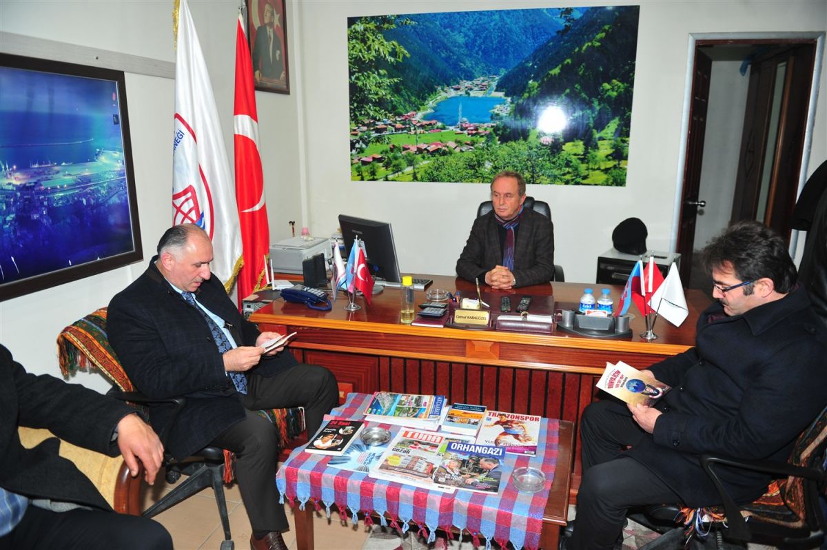 BAŞKAN ÇAĞLAYAN'DAN TRABZONLULAR DERNEĞİNE ZİYARET 