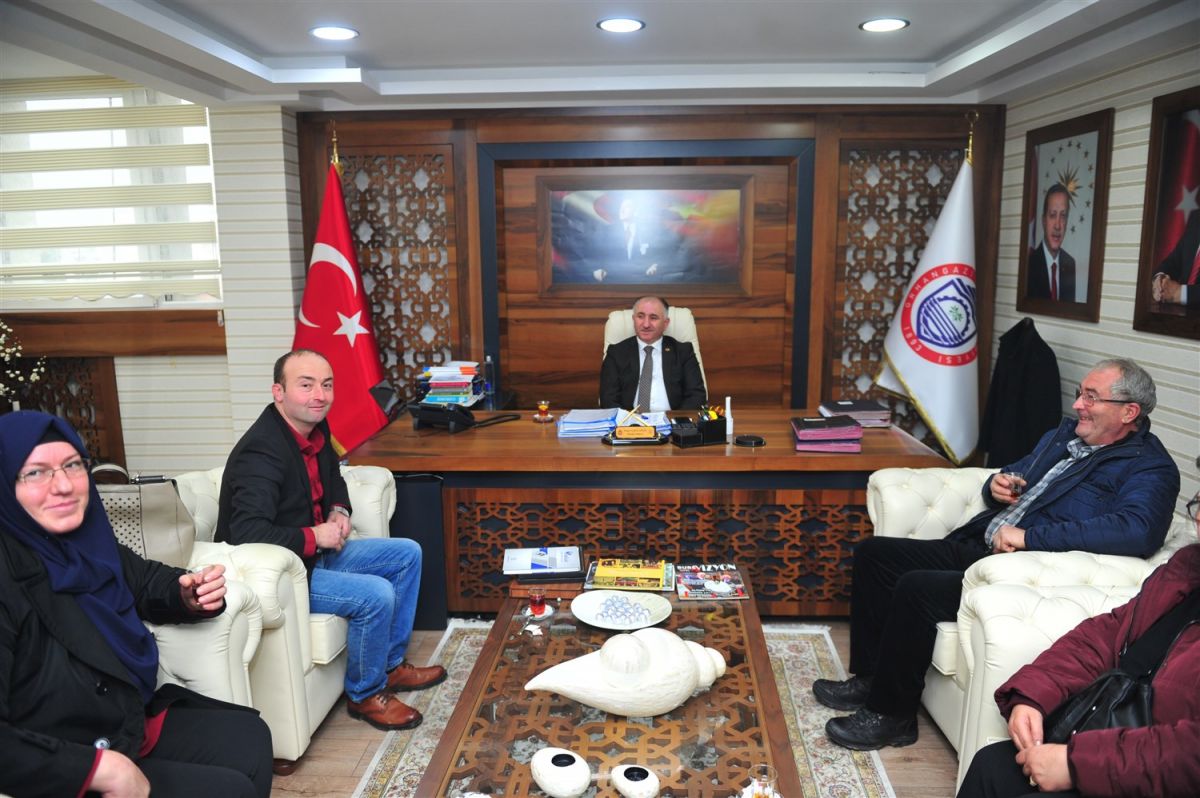 KERAMET ILICA YARDIMLAŞMA VE DAYANIŞMA DERNEĞİ BAŞKAN ÇAĞLAYAN'I ZİYARET ETTİ 